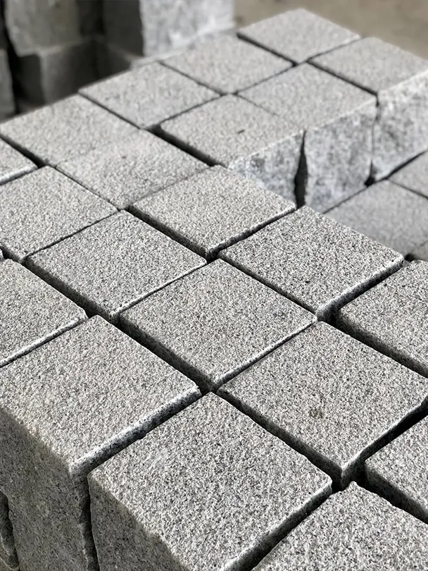 Granite pavings 16x16x16cm